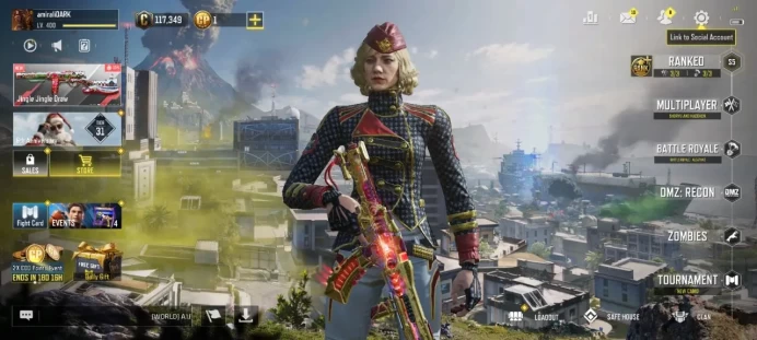 LEVEL 400 { INSTANT DELIVERY }{ 1 Gun Mythic } { 8 Gun legendary } { 251 Gun epics } { 165 Skins } {55 Dance} { 20 Battle Pass }Only Activision
