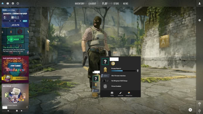 [ID:40730][PRIME][PREMIER MODE 40/100%][FACEIT READY][VERY RARE][21K HOURS+] UN (UNRANKED || 0 MM || 21465 HOURS || MEDAL)