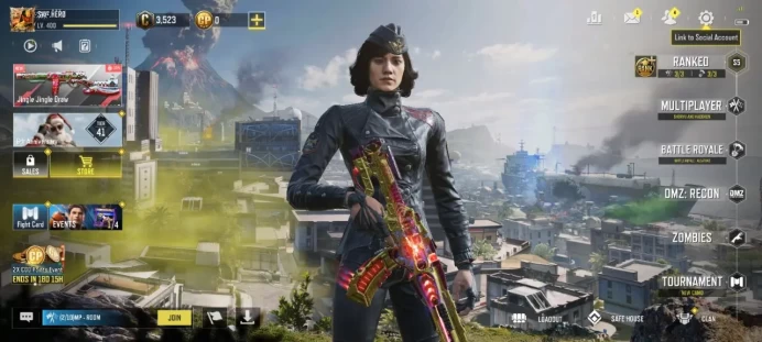 LEVEL 400 { INSTANT DELIVERY }{ 1 Gun Mythic } { 8 Gun legendary } { 1 Character Legend } { 211 Gun epics } { 96 Skins } { Only Activision }