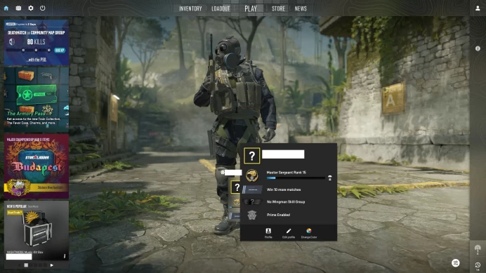 [ID:68501][PRIME][PREMIER MODE AVAILABLE][FACEIT READY][VERY RARE] UN (UNRANKED || 0 MM || 43 HOURS)