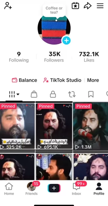 France Monetized Account/ 35K Real Followers+732K Real Likes/ Creator Rewards Program Activated/ Tiktok Shop For Creator/ Full Access