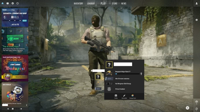 [ID:47870][PRIME][PREMIER MODE AVAILABLE][FACEIT READY][VERY RARE] UN (UNRANKED || 0 MM || 44 HOURS)