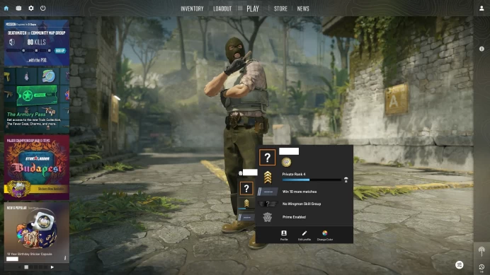 [ID:31269][PRIME][PREMIER MODE 40/100%][VERY RARE][22K HOURS+] UN (UNRANKED || 0 MM || 22186 HOURS || MEDAL)