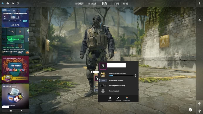 [ID:123064][PRIME][PREMIER MODE AVAILABLE][FACEIT READY][VERY RARE] UN (UNRANKED || 0 MM || 42 HOURS)