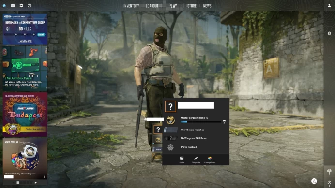 [ID:13549][PRIME][PREMIER MODE AVAILABLE][FACEIT READY][VERY RARE] UN (UNRANKED || 0 MM || 43 HOURS)