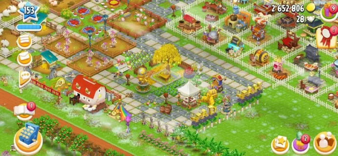 Beutiful Design - Level 153 - Barn 4300 - Silo 4100 - Account Good - Code978