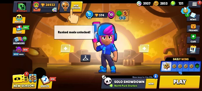 [Code 8857] Level 144 / 28k Trophy + Shelly Star + Merchant Gale + Mecha Paladin Surge / Very Rare