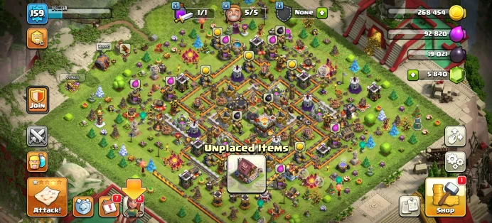 [Code 8859] Th11 XP 159 / Tree 2014 + Stone 2014 / 3 Scenery + 1700 War Star / Rare Tree