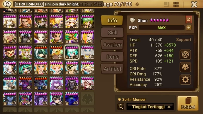 EU |Lv 91|2 LD [Talisman,Hilda]|28+NB5(Juno,Bolverk,Velajuel,Etc)+63 6* Monster+757 Gems+3,9K Energy|Hive|Check SS(SWR877)