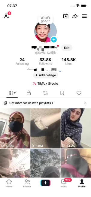 Instanly Delivery/ Monetized 33K Followers+140K Likes Account/ Creator Rewards Program Activated/ Live Stream/ Full Access