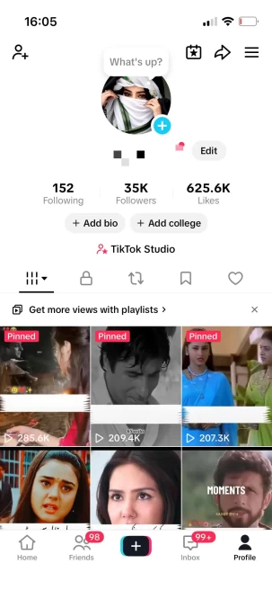 Instanly Delivery/ Monetized 35K Followers+600K Likes Account/ Creator Rewards Program Activated/ Live Stream/ Full Access