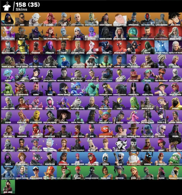 [3in1] FN (ALL PLATFORMS) | CHANGE MAIL | 158 skins (35 paids) | 500 VB | Full access | Warranty | 2 Gifts
