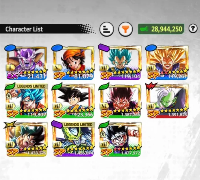 T25-IOS+Android-3 UL(SS4 Goku+Frieza)+Team Daima+19 Legends+Good Equipment+SS2 Gohan+God Goku Zenkai+Broly+Cell Zenkai