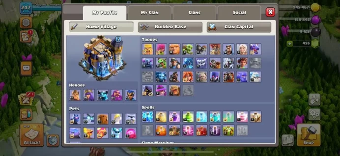 TH 18 , LIFETIME WARRANTY , SEMI MAX , FULL SKIN HERO , EQUIPMENT, BEST HERO , BEST PROFILE ,(102)