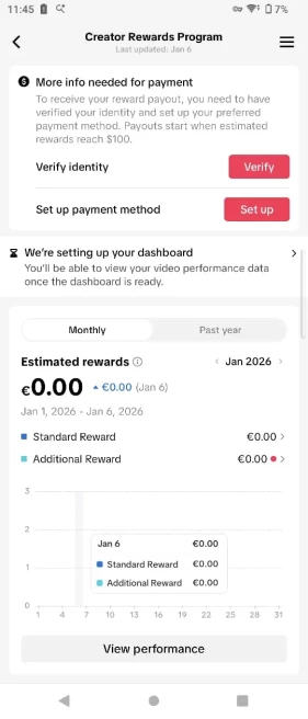 100% Monetized Germany Account Creator Rewards Program (Active) | 11k Real Followers 264k Likes | Real Screenshots + Full Access + Good Standing