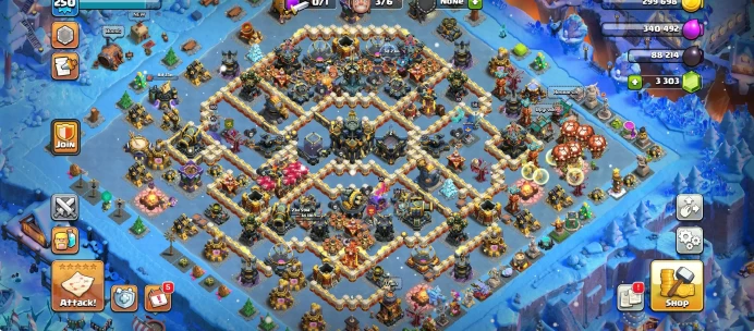 RARE TH 17 | XP 250 | 3 HERO MAX | 24 SKIN (MAGIC & GHOST SET) | 3 SCENERY | WS 2188 | BH MAX | AMAZING EQUIPMENT | INSTANT DELIVERY