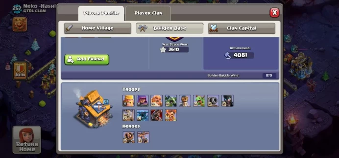 Clash of Clans (Android/ios) SC ID- [Big Sale] TH 18 - Level 257- Heroes(100/100/92/76/54) - Build 10- Cheapest price