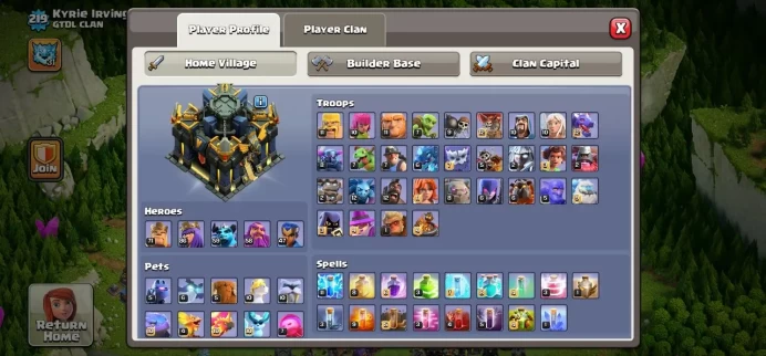 Clash of Clans (Android/ios) SC ID- [Big Sale] TH 18 - Level 219- Heroes(71/86/59/58/48) - Build 10- Cheapest price