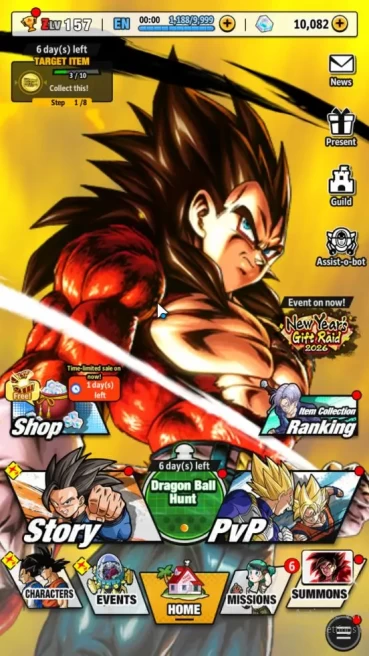 14M Total Power|LV 157| 6 UL+ 5 LL|Super Seiyan 4 Vegeta,SS Goku,Vegeta,Omega Shanron, Etc|Android| Check SS (DBL882)