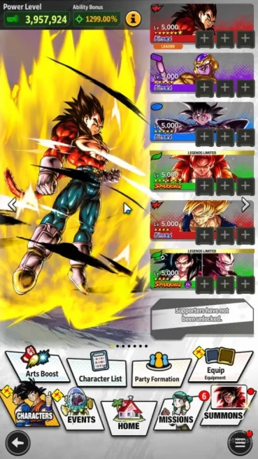 14M Total Power|LV 157| 6 UL+ 5 LL|Super Seiyan 4 Vegeta,SS Goku,Vegeta,Omega Shanron, Etc|Android| Check SS (DBL882)