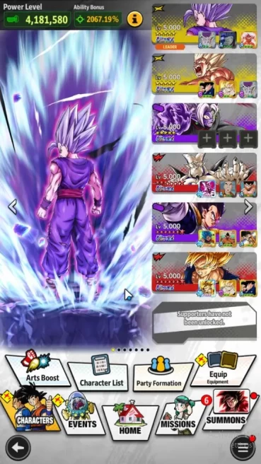 304M Total Power|LV 161| 6 UL+ 23 LL|SS Goku,Beast Gohan,HC Fusion Zamasu,Omega Shanron, Etc|Android| Check SS (DBL884)