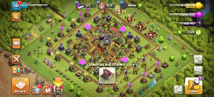 [Code 8908] Th10 XP 141 + Clan level 7 / Good Tree + Close Max / Very Cheap