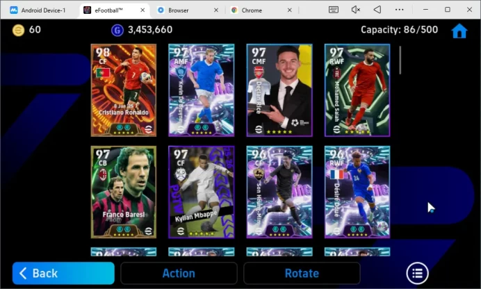Mobile|PES 2026|BigTime Cristiano Ronaldo Bullet Header & Phenom Finish,[Son Heung-Min,Desire Doue],Etc|Take Email|(EF1138)