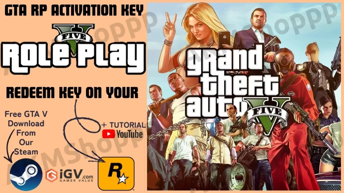 FiveM PC Activation Key (Social Club) ◈ ON YOUR ROCKSTAR ACCOUNT ◈ Free GTA Download ◈ +Tutorial ◈ Lifetime Warranty ◈ Instant Delivery