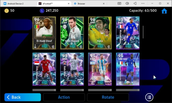 Mobile|PES 2026|Roberto Baggio Momentum Dribbling,[Son Heung-Min,Micheal Olise] Blitz Curler,Kaka,Etc|Take Email|(EF1141)