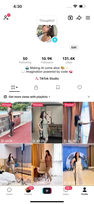 US Monetized Creator Rewards Program Account | 10k Real Followers & 131k Likes | Real screenshots + Full Access + Account in Good Standing