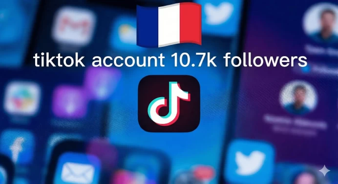 FR France| Account | TikTok Account 10.7k Real Followers 115.4k Real Likes Full access +Live Access