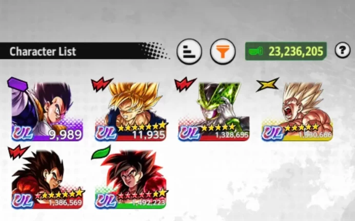 B13-IOS+Android-6 UL(SS4 Goku+SS4 Vegeta+SS Goku+Cell)+12 Legend+Good Equi+Good Team GT+SS4 Goku Zenkai+Baby Red Star Zenkai+SS4 Gogeta+Super 17
