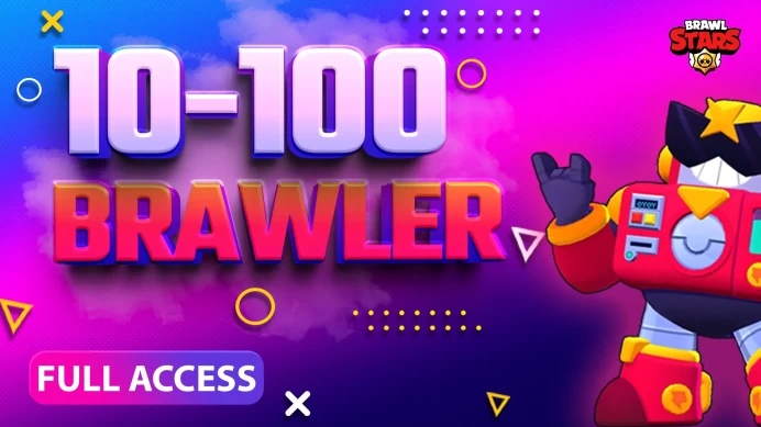 BRAWL STARS 10-100 BRAWLER FULL ACCESS ACCOUNTS | LEGENDARY BRAWLERS | GEMS | EXCLUSIVE SKINS