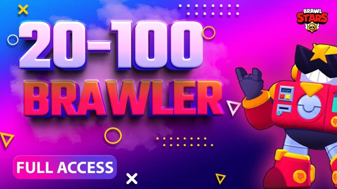 BRAWL STARS 20-100 BRAWLER FULL ACCESS ACCOUNTS | LEGENDARY BRAWLERS | GEMS | EXCLUSIVE SKINS