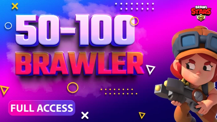 BRAWL STARS 50-100 BRAWLER FULL ACCESS ACCOUNTS | LEGENDARY BRAWLERS | GEMS | EXCLUSIVE SKINS