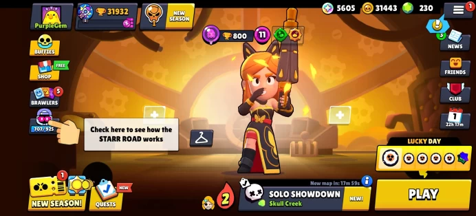 [Code 8938] Level 218 / 31k Trophy + 230 Gems / Very Cheap