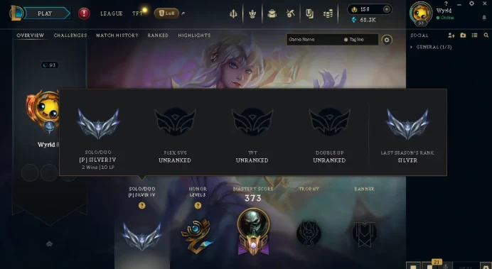 EUW -(S16) SILVER 4 %100WR  - 158  Champ - 205 Good Skins( 1 Ultimate, 1 Mythic, 10 Legendary, 40 Epic) - 62.3K BE - S1 ACC - FULL ACCES - CHEAP