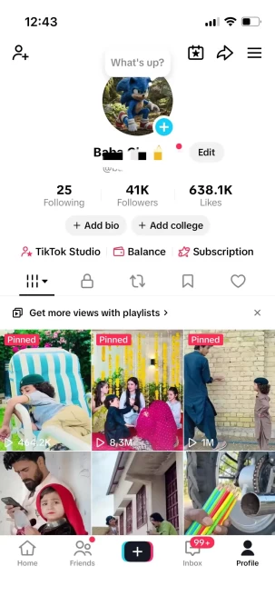 Instanly Delivery/ Monetized 41K Followers+630K Likes Account/ Creator Rewards Program Activated/ Live Stream/ Full Access