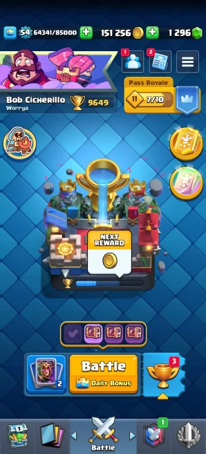[Code 8942] Level 54 / 1 Cards Max + 4 Skins Towers / Very Cheap