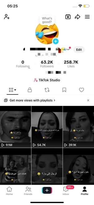 France Monetized Account/60K Followers+250K Likes/ Creator Rewards Program Activated/ Live Stream/ Full Access