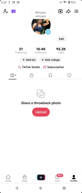 Monetized United States Account Creator Rewards Program Active | 10k Real Followers & 95k Likes | Real Screenshots + Full Access + Good Standing