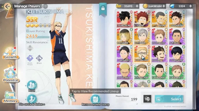 [SEA] Lv28 |1,3 DM|UR Kuuro + Memo | 6 SSR (Tendo,Tanaka,Iwaizumi,Kozume,Haiba,Tsukishima)|Log Google|Check SS(HFH706)