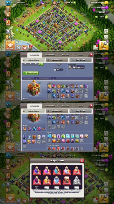 AR141- TH16 Near Max | XP 153 | BK40 AQ44 MP42 GW25 RC27 | +5049 Gems | Heroes Skins & Strong Equipment | 100% Secure SCID | iOS & Android