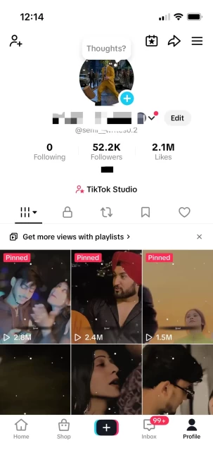 Instanly Delivery/ Monetized 50K Followers+2.1M Likes Account/ Creator Rewards Program Activated/ Live Stream/ Full Access