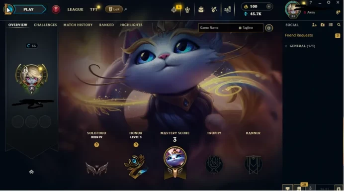 EUW - SAFE REAL SEASON15 IRON 4 0LP | 45700 BE | PLACEMENTS DONE | 0W/ 21L | INSTANT DELIVERY | LOW MMR | UNVERIFIED EMAIL | IRON IV | #2702