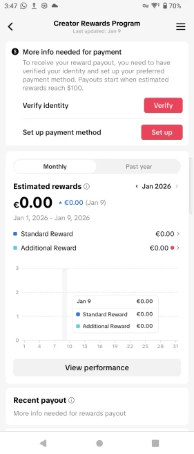 100% Monetized Germany Account Creator Rewards Program (Active) | 16k Real Followers 195k Likes | Real Screenshots + Full Access + Good Standing