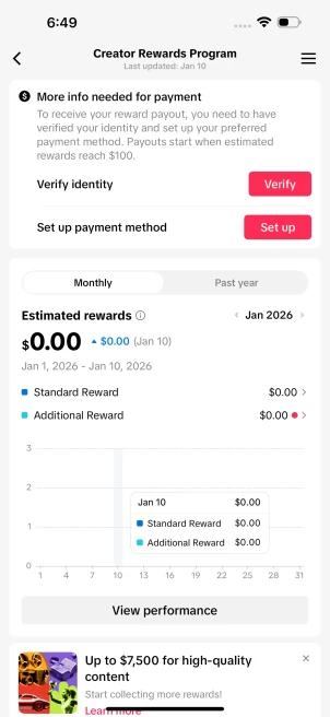 100% Monetized USA Account Creator Rewards Program Active | 11k Real Followers & 70k Likes | Real Screenshots + Full Access + Good Standing