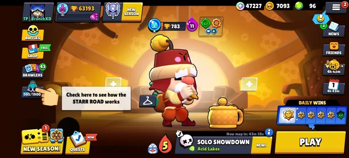 [Code 8972] Level 239 / 63k Trophy + Merchant Gale + Werewolf Leon / Old Skins rare / Very Cheap