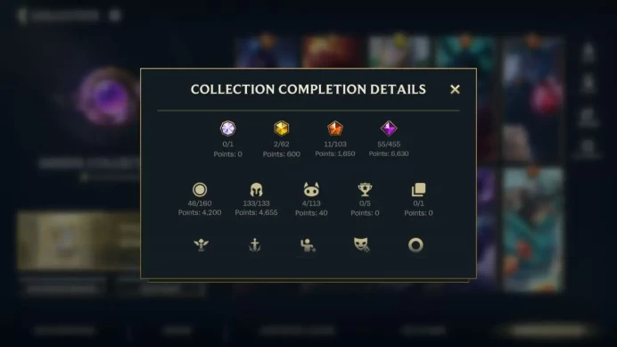 (S20)EU | RU | OCE | 114 SKINS | Mythical Skins 2 | 11 Legendary | 55 Epic | 133 CHAMPIONS |