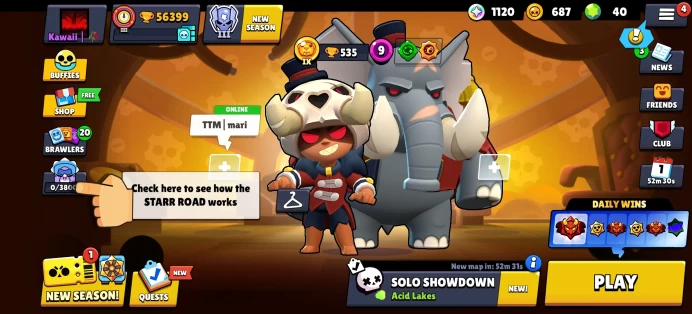 [Code 8977] Level 243 / 56k Trophy + 244 Skins / Very Cheap